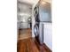 Convenient stacked washer and dryer in the laundry area near the kitchen at 4312 Xavier St, Denver, CO 80212