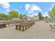 Community garden with numerous raised garden beds available for residents at 6545 W 84Th Way # 132, Arvada, CO 80003
