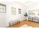 Bright sitting area featuring natural light, neutral colors and hardwood floors at 3217 Irving St, Denver, CO 80211