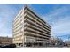 Exterior view of a multi-story condo building with balconies and a vibrant architectural design at 1121 Albion St # 804, Denver, CO 80220