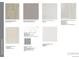 Samples of flooring, carpet, quartz, tile, cabinets, and backsplash selections at 9329 Russell Cir, Arvada, CO 80007