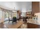 Modern kitchen with granite countertops and stainless steel appliances at 5320 S Race Ct, Greenwood Village, CO 80121