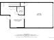 Floor plan for the basement featuring utility room, exercise room and garage measurements and layout at 5512 S Greenwood St, Littleton, CO 80120