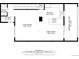 Floor plan of the home's second floor, featuring living room, kitchen, dining area, and screened balcony at 5512 S Greenwood St, Littleton, CO 80120
