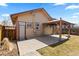 Backyard showcasing a paver patio, a pergola, and siding on the house at 3225 S Sherman St, Englewood, CO 80113