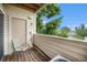 Private balcony with outdoor seating offers a relaxing retreat at 7468 S Alkire St # 205, Littleton, CO 80127