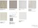 Selection of interior materials and finishes including flooring, tile, countertops and cabinets at 9382 Quaker St, Arvada, CO 80007