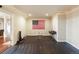 Large basement area with workout equipment and an American flag hanging on the wall at 4002 Bell Mountain Dr, Castle Rock, CO 80104