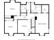 Detailed floor plan showcasing the layout of the upper level of the house at 6330 E Irwin Pl, Centennial, CO 80112