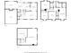 Complete floor plan set of the house, showing all three levels at 6330 E Irwin Pl, Centennial, CO 80112