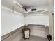 Spacious walk-in closet with built-in shelving and ample storage space for organization at 6330 E Irwin Pl, Centennial, CO 80112