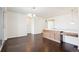 Bright dining room features hardwood floors and built-in cabinetry at 12597 W Big Horn Cir, Broomfield, CO 80021