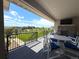 Outdoor deck featuring dining and seating with a serene backdrop, perfect for enjoying outdoor meals at 3125 Red Kit Rd, Franktown, CO 80116