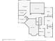 Second floor plan layout showcasing the bedrooms, closets, bathrooms and open-to-below spaces at 10029 Winterthur Ct, Highlands Ranch, CO 80129