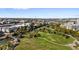 Aerial view overlooking the park and river provides a serene escape from the bustle of the city at 2100 16Th St # 405, Denver, CO 80202