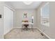 Cozy home office featuring carpet floors, a desk, and a window for natural light at 10158 Granby St, Commerce City, CO 80022