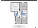 Here is the floor plan showing bedrooms and bathrooms on the second level at 10521 Taylor Ave, Firestone, CO 80504