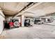 Well-lit parking garage with designated parking spots for residents and guests at 1401 Wewatta St # 308, Denver, CO 80202