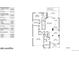 First floor plan featuring a kitchen, living, dining, and bedrooms, offering a comprehensive layout at 14833 Vine St, Thornton, CO 80602