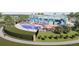 This waterpark boasts an indoor waterpark, outdoor pool with lounge seating and winding waterslide at 3401 N Denali St, Aurora, CO 80019