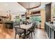Elegant dining room with a stylish chandelier and hardwood floors at 14118 Whitney Cir, Broomfield, CO 80023