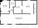 Layout of basement featuring recreation room, utility room, bathroom, and bedroom at 8641 Rutgers St, Westminster, CO 80031