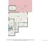 Detailed basement floor plan, including a recreation room, two bedrooms, a wet bar, and utility room at 6817 Sequoia St, Frederick, CO 80530