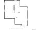 Basement floor plan showing open area, hall and stairs at 9215 W Swarthmore Dr, Littleton, CO 80123