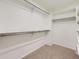 Walk-in closet with carpeted floor and built-in shelving for efficient storage at 4414 Walden St, Denver, CO 80249