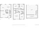 Detailed floor plan of the home, showing layout and dimensions of each room on all levels at 404 Raspberry Ln, Monument, CO 80132