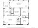 Layout of the second floor showing the location of the primary bedroom, kitchen, and living room at 6627 Eaton St, Arvada, CO 80003