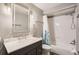 Modern bathroom featuring updated vanity and a bathtub at 14590 E 2Nd Ave # 304B, Aurora, CO 80011