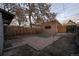 Backyard featuring brick patio and vintage building at 374 S Lincoln St, Denver, CO 80209