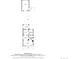 Floor plan featuring dimensions for a 2-story house showing layout of living room, dining room, kitchen and two bedrooms at 374 S Lincoln St, Denver, CO 80209