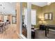 This living room features hardwood floors and natural light at 2429 S Orchard St, Lakewood, CO 80228