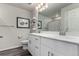 Bathroom with double vanity and shower/tub combo at 1126 S Yampa St, Aurora, CO 80017