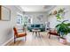 Bright living room with hardwood floors, large windows, and modern furnishings at 3550 Magnolia St, Denver, CO 80207