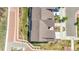 A high angle view of the property and roof showing landscaping and parking areas at 4027 E 98Th Pl, Thornton, CO 80229