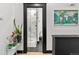 Chic bathroom with a glass shower and hexagon tile floor at 3116 N Gilpin St, Denver, CO 80205