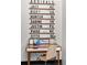 Home office features a modern desk, letter board, and stylish decor at 3116 N Gilpin St, Denver, CO 80205