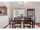 Cozy dining room with hardwood floors, and lots of natural light at 9960 Garland Ln, Broomfield, CO 80021