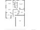 Layout of the home with living room, dining area, kitchen, three bedrooms, two bathrooms, and an attached garage at 9960 Garland Ln, Broomfield, CO 80021