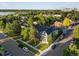 Stunning aerial view of the home showcasing its prime location and lush landscaping at 1612 Wolff St, Denver, CO 80204