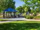 Community playground and picnic area with ample seating, play structures, and green space at 1612 Wolff St, Denver, CO 80204
