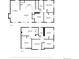 Detailed floor plan of a two-story house with 3 bedrooms and 2 bathrooms at 9300 Grove St, Westminster, CO 80031
