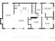 Two-story floor plan including 3 bedrooms, 2 bathrooms, and a large living room at 9300 Grove St, Westminster, CO 80031