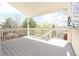 Covered back deck offers a secluded outdoor living space at 18112 E Dorado Ave, Centennial, CO 80015