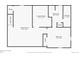 Basement floorplan showing room dimensions and layout including laundry, bathroom, and bedroom at 5669 Johnson Ct, Arvada, CO 80002