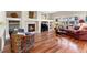 Cozy living room with fireplace and built-in shelves, creating a warm and inviting atmosphere at 4236 Frederick Cir, Longmont, CO 80503