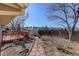 Spacious backyard with a stone walkway at 1123 S Biscay St, Aurora, CO 80017